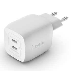 Chargeur secteur double port USB-C® GaN avec technologie PPS 45 W, Blanc, hi-res